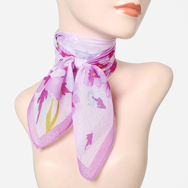 Spring Thin Square Small Handkerchief for Women Summer Decoration Fashionable Neck Protection Scarf Winter Scarf