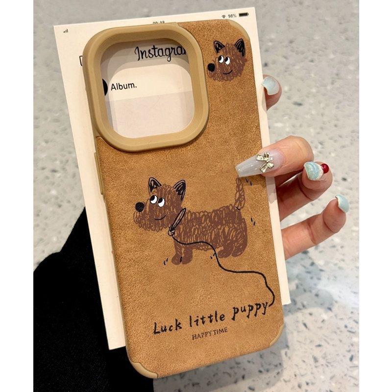 Hat Puppy Flip for Apple 16promax Mobile Phone Case 12 New Iphone13 Large Hole Anti-drop 11