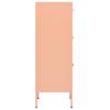 vidaXL Lagerschrank Rosa 42,5x35x101,5 cm Stahl