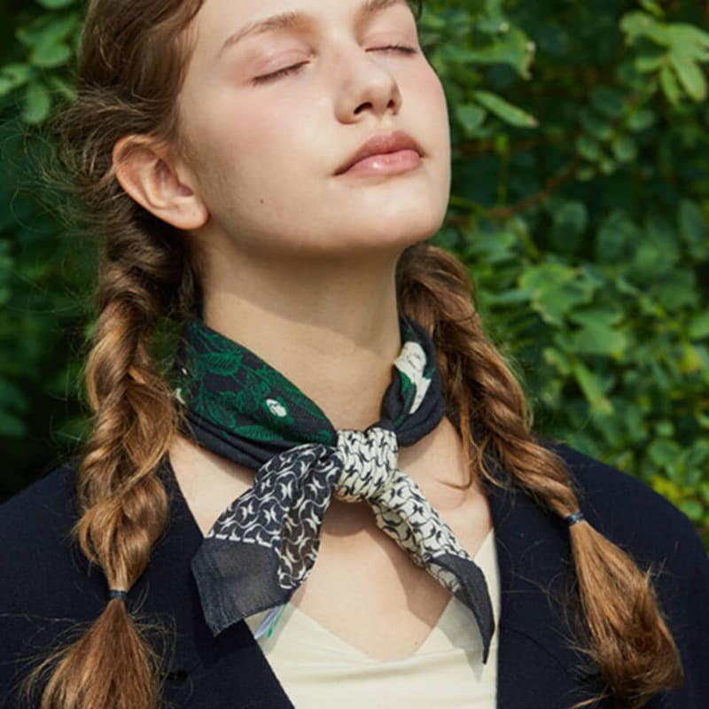 ANA MAISON Selfless City Silk Wool Petit Scarf [PMPsw-1425]