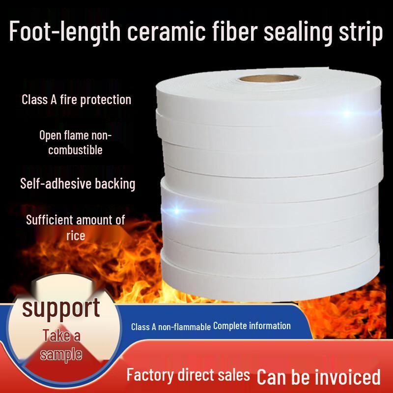 High-Temperature Ceramic Fiber Fireproof Sealing Strip Standard