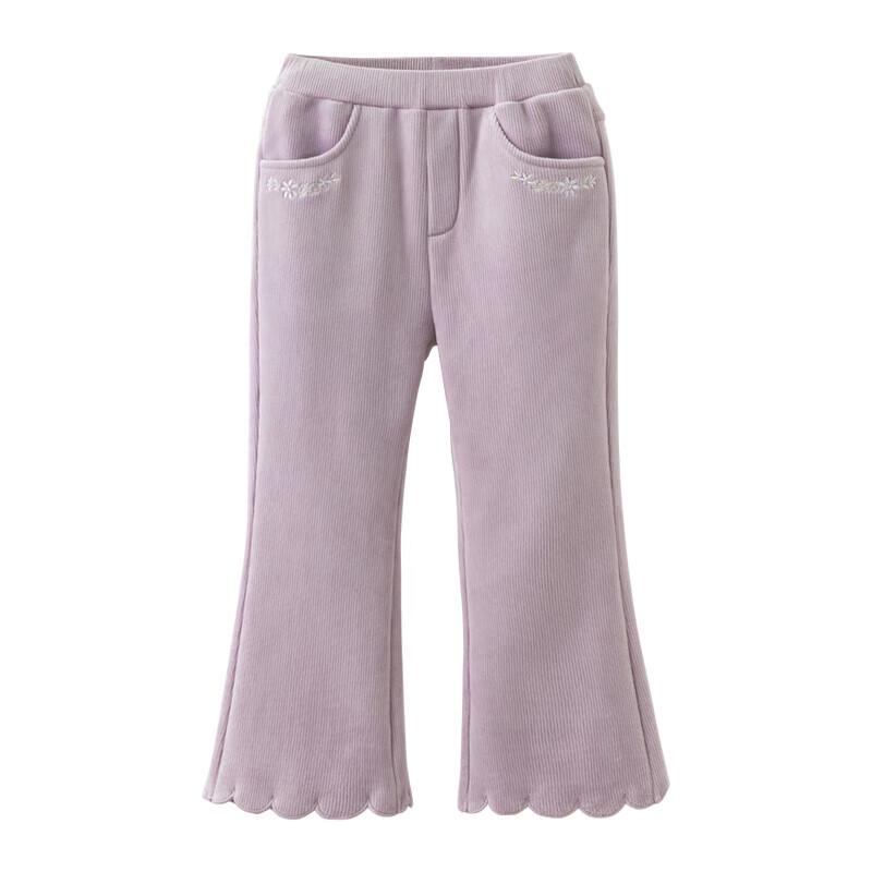 David & Bella Girls' Fleece-Lined Flared Long Pants