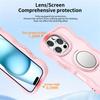 For iPhone 16 Pro Case Compatble with MagSafe Kickstand TPU+PC Phone Cover Built-In Mirror
