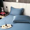 New Silk Bed Sheet Cool Feeling Bed Sheet Anti-Slip Ice Silk Three-Piece Mattress Protection Bedspread Dust Cover