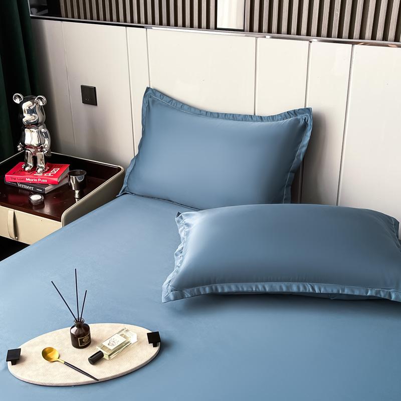 New Silk Bed Sheet Cool Feeling Bed Sheet Anti-Slip Ice Silk Three-Piece Mattress Protection Bedspread Dust Cover