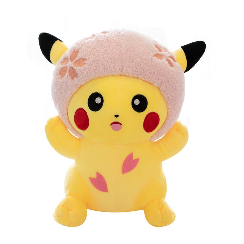 Movie Sakura Pikachu Plush Toy Gift Holiday Present Doll Collectible