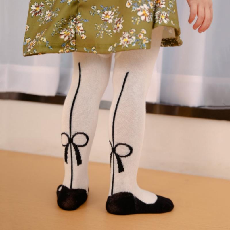 Baby Tights Spring Autumn Pantyhose for Kids Bow Girl Stockings Ballet Toddler Leggings Infant Panty PP Pants