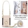 Crossbody Wallet Case for Samsung Galaxy Z Flip 7, with Finger Ring Holder, Wrist Strap, Multiple Card Slots, Stand Flip Cover