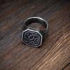 Adjustable Open Ring Men Women Vintage Gear Design Copper Plated Retro Stylish Statement Jewelry