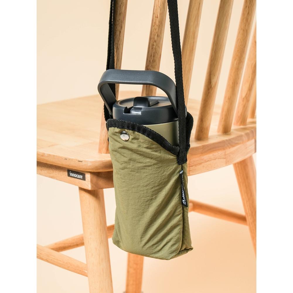 

Daiso Hello Autumn Mesh Cushion Crossbody Bag Khaki