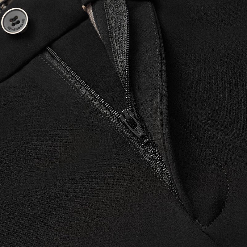 Qipai Men's Business Casual Straight-Leg Trousers