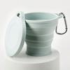 Outdoors Silicone Folding Cup with Hanging Hole Creative Water Cup Travel Portable Washing Cup Fashion Travel Silicone Cup