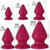 Liquid Silicone Anal Plug Large Dilator Adult Toy for Men Women