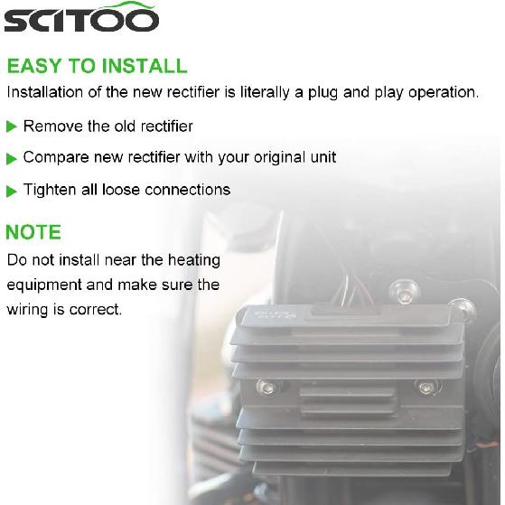 SCITOO Voltage Regulator Rectifier Fit 2001-2006 for Honda CBR600F4i