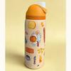 Stainless Steel Insulated Water Bottle With Handle For Outdoor Travel And Large Capacity