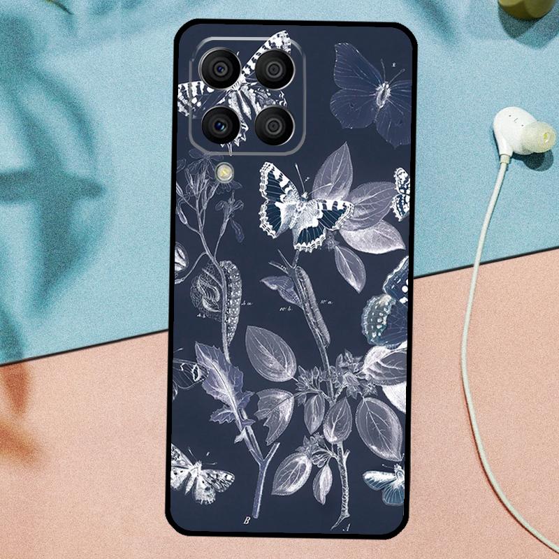 Butterfly Flower For Samsung Galaxy M31 M11 M23 M12 M13 M14 M15 M35 M55 M34 M54 M33 M53 M32 M52 M06 M16 Case