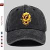 Pc Butterfly And Sunflower Printed Baseball Cap Unisex Design Sun Hat MultiColor Available Papa Cap Comfortable Lightweight