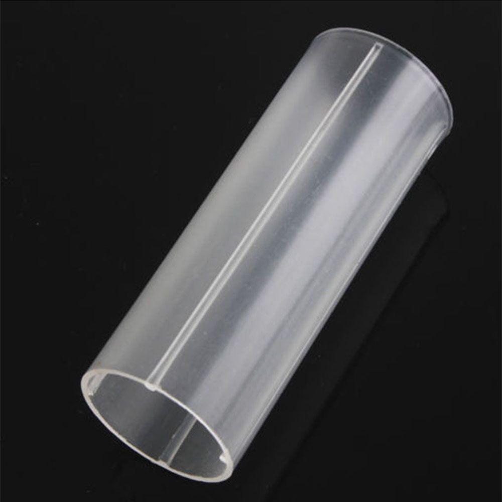2 In 1 Sheath Tube 18650 Battery White Casing for Flashlight Torch Lamp Holder Case