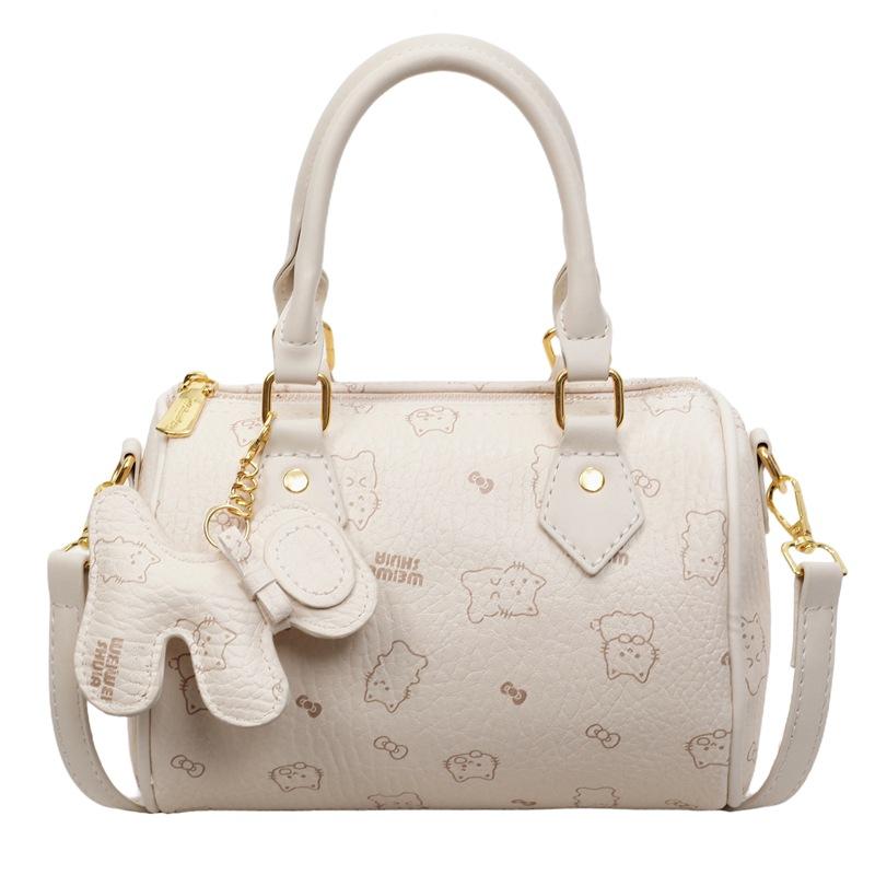 Women's Bag New Pillow Bag Cute Girl Portable Small Bag Female Cartoon Printed Shoulder Bag