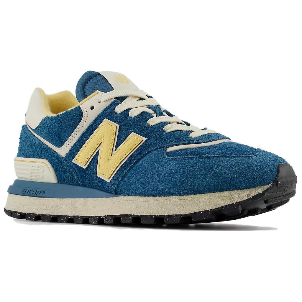 New Balance Nb 574 Legacy Comfortable Versatile Low Top Trail Running Shoes Men Sneaker Blue White Yellow U574LGBY