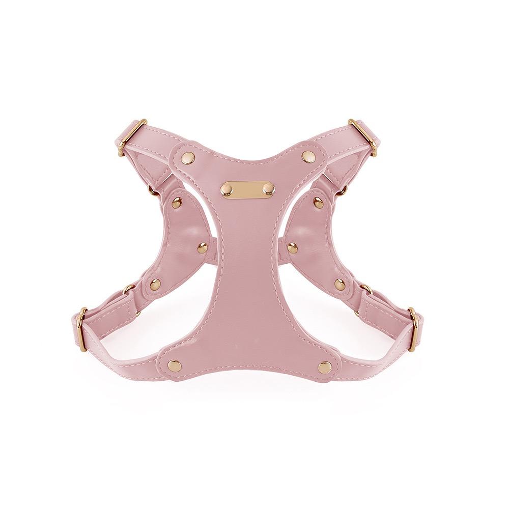Hot Popular High Quality Adjustable Soft Leather Dog Harness Vesr Dog Leash Collar For Pets Supply