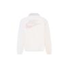 Nike Sportswear Logo Embroidered Fleece Collar Jacket Men Outerwear White FB1827-133