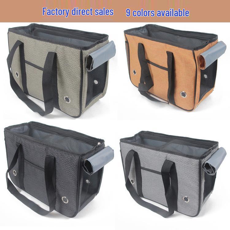 Borsa da Viaggio Portatile per Animali Domestici con Tenda per Cani e Gatti