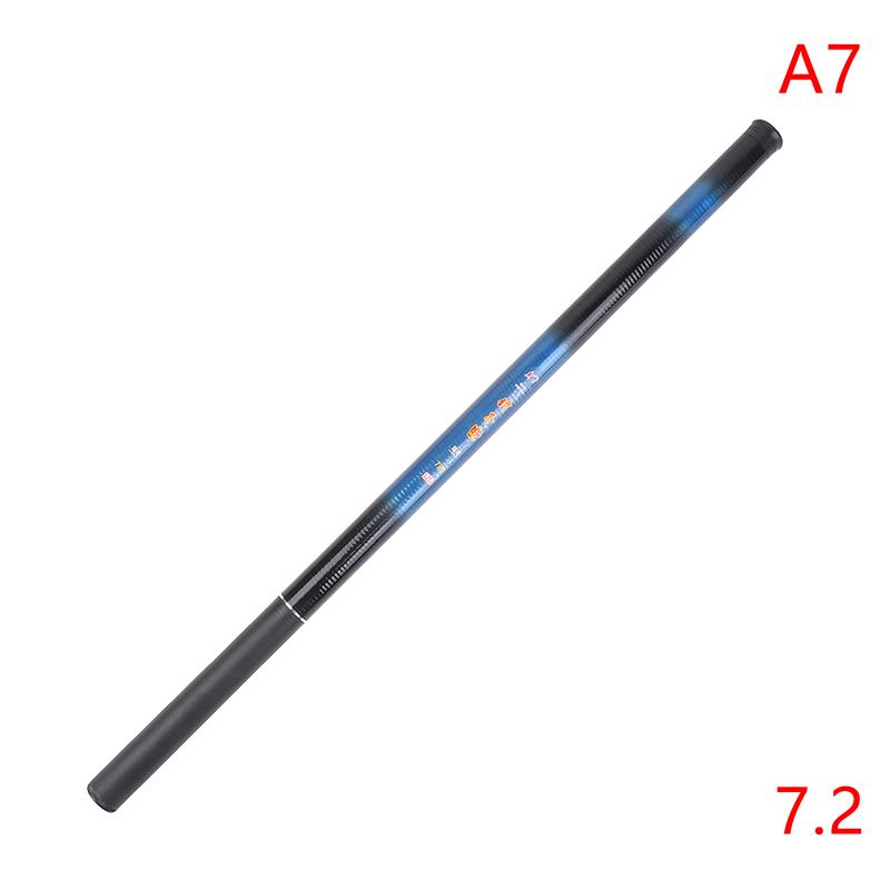 Vara de Pesca Telescópica para Rocha Fibra de Vidro 2.1/2.7/3.6/4.5/5.4/6.3/7.2M Vara de Pesca Spinning Vara Alimentadora de Carpa Vara de Surf Spinning