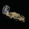 Caviar Nail Nails Gold And Silver Steel Beads Do Not Fade 1.2Mm Metal Microbeads 1000 Round Box Nail Jewelry