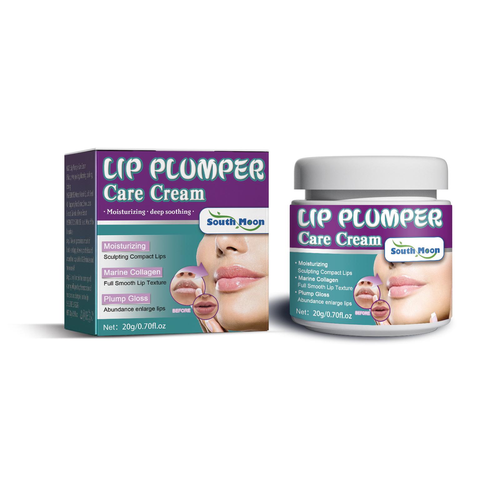 

South Moon Кремы для восстановления губ Лечение темных губ Перманентный отшелушивающий гель Осветляющий тонкие линии Осветляющий отбеливающий крем для губ 20g boxed