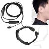 Throat Earpiece Headset Air Acoustic Tube Throat Vibration PTT Mic Headset for UV9R Plus BF9700 BFA58