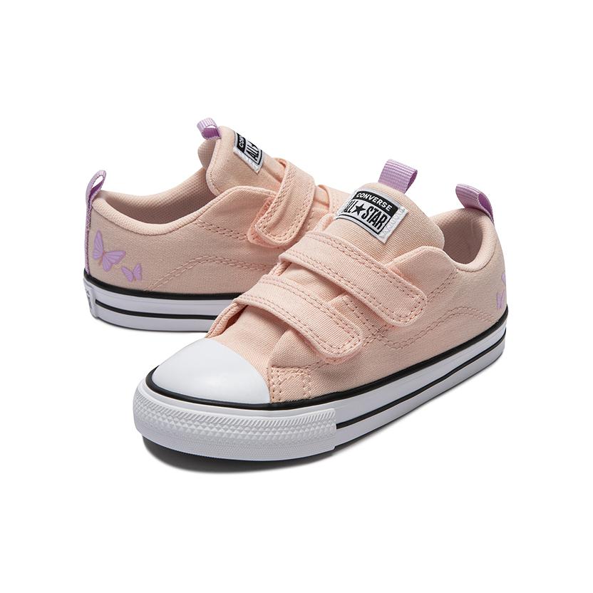 Converse Chuck Taylor All Star Comfortable Simple Casual Low Top Walking Shoes Baby Sneakers Pink A07353C
