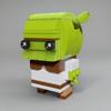 Film Anime Figur Grünes Sumpfmonster Brickheadz Baustein MOC Cartoon Monster Shrek Modell Kinder Puzzle Spielzeug Geburtstagsgeschenk
