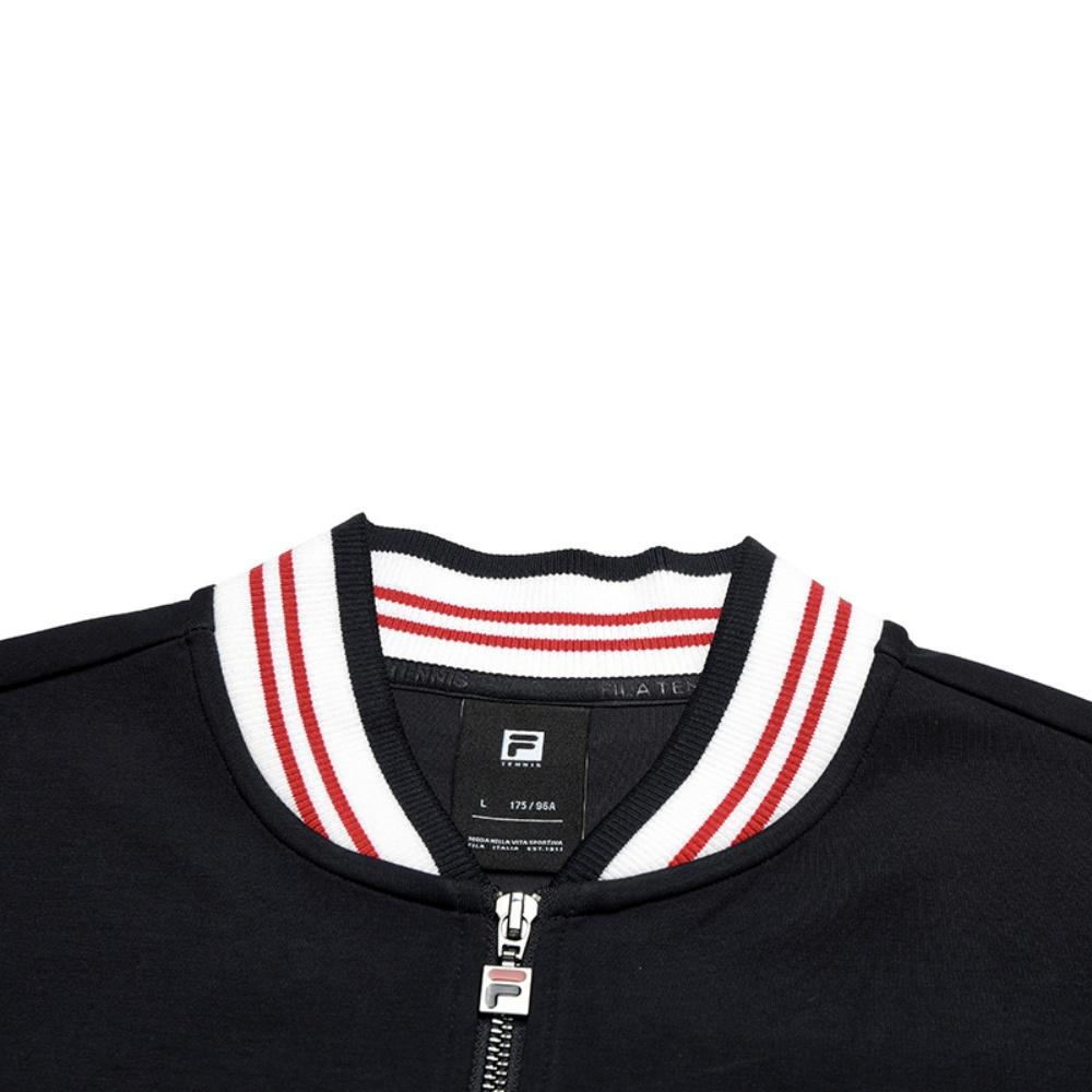 Fila Tennis Casual Sports Comfortable Knitted Jacket Men Jackets A11M543511F-NV