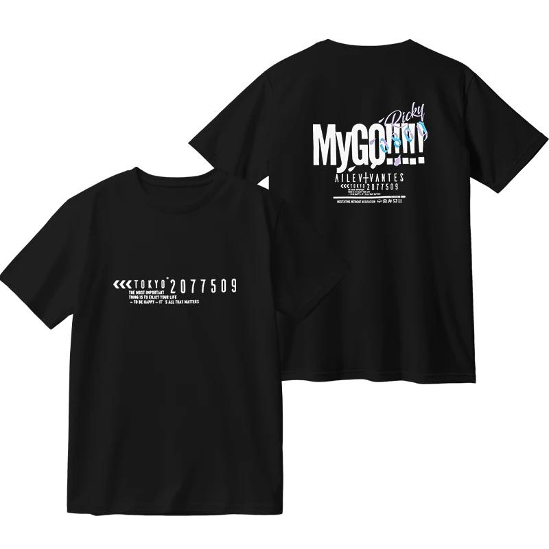 

BanG Dream! Футболка с принтом It s MyGO для женщин и мужчин, летняя футболка с коротким рукавом и круглым вырезом, забавная футболка с принтом Tomori Takamatsu для косплея XXXL