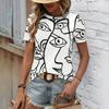 Trendy Colorful Love 3D Printed Short Sleeve T-shirts & Blouses Summer Casual Harajuku O-neck Top Tees Oversized Female Clothing