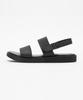 Analog Mood Ortholite Men'S Strap Summer Sandals (Black)