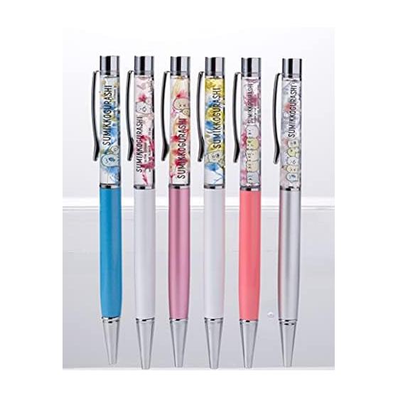 Sumikko Gurashi Herbarium Ballpoint Pen Vol. 2, Yokonarabi Sumikko Code Design, Preserved Flower, Dried Flower, Black