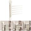 Practical Suction Mounted Towel Rack with Double Rotating Rack Portable for Renters and Wall Friendly Homes Hanging