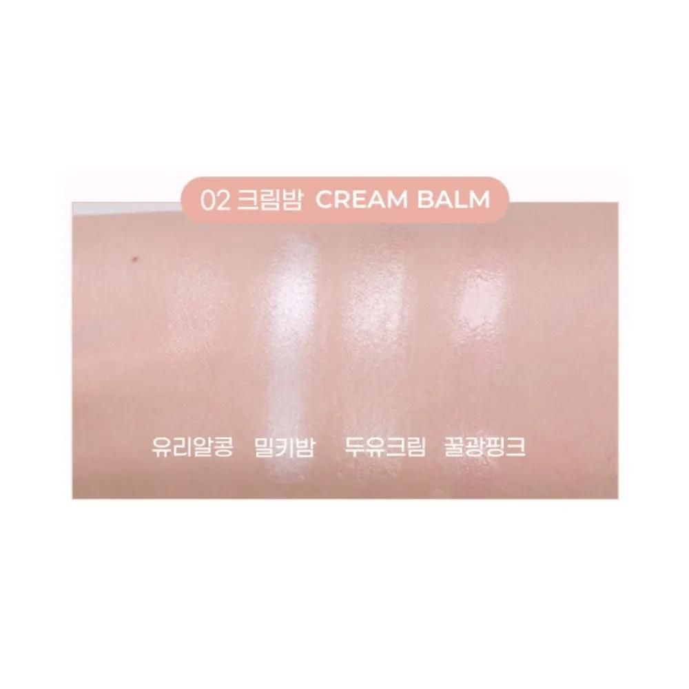 Colorgram Tintory Highlighter Palette 02 Cream Balm x2