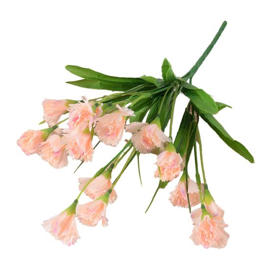 15 Heads Artificial Carnations Flower Real Touch Carnation Flower with Stem for Floral Arrangements DIY Wedding Bouquet Home Table Centerpiece