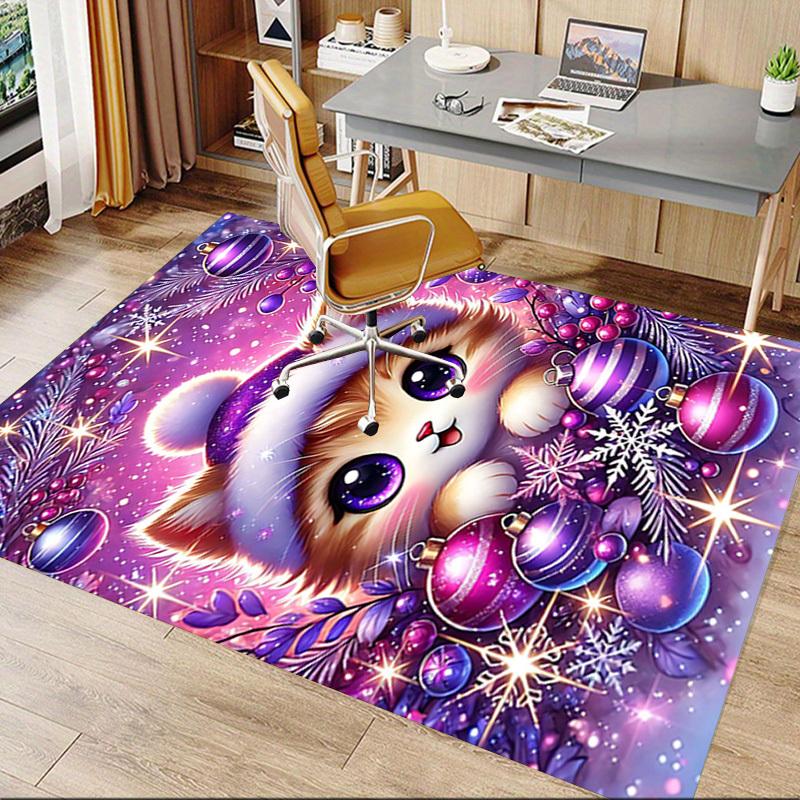 1PC cat ornament Extra Large Non Slip Floor carpet, Office, family, Studio   Large Area Rug Indoor Rugs, Bold Statement Piece