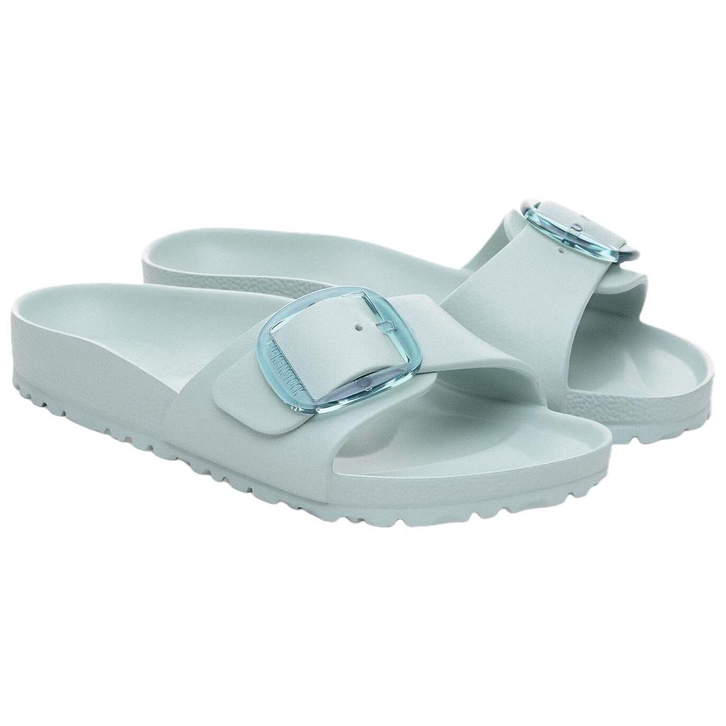Birkenstock Madrid Big Buckle EVA Abrasion Resistant Slide Slippers Women's Green 1029614