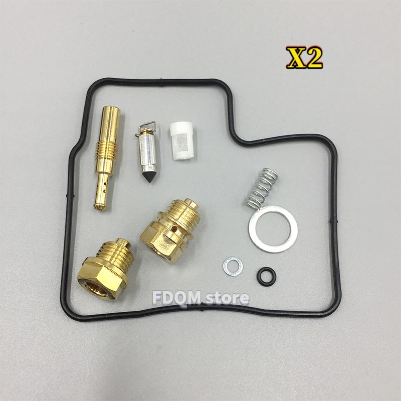 2 Sets Carburetor Rebuild Carb Repair Kit for Honda Shadow Spirit ACE 750 VT750C VT750CD VT750DC