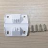 Plastic For COOLER PLASTIC HINGE SET REPLACEMENT 2x HINGES 8x SCREWS 5283-1141  4*16mm Screw Furniture Hardware