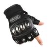 Locomotive gloves men's fitness sports touch screen non-slip outdoor riding protection touch screen stainless steel shell full finger