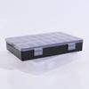 Clear Jewelry Box 24 Grids Plastic Bead Storage Container Earrings Organizer