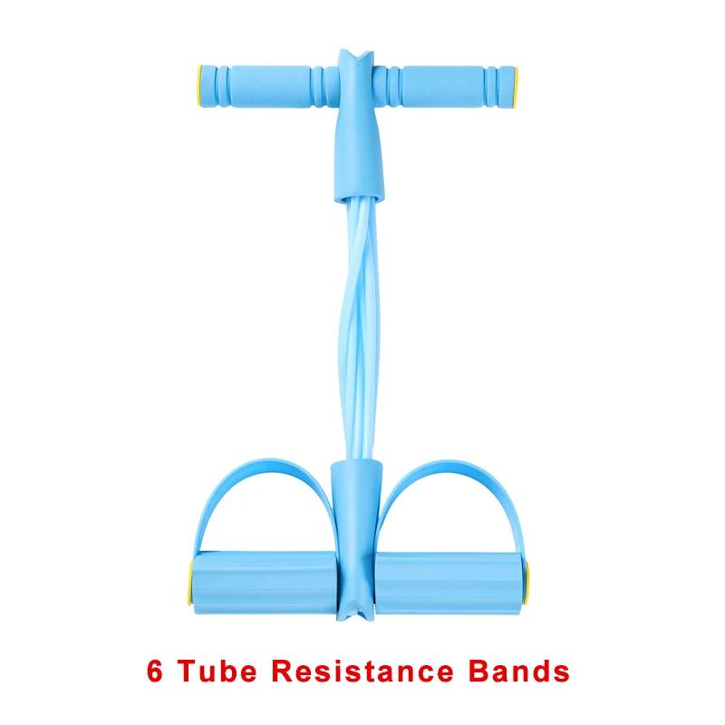 4-Level Resistance Band Tensioner with Non-Slip Handles - Home Fitness Equipment for Abdominal Muscle Training Yoga Abdominal