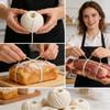85m Food Safe Butcher Twine 2mm Cotton Craft & Cooking String Soft Natural Kitchen Twine for Meat Roasting Wrapping Handcrafts
