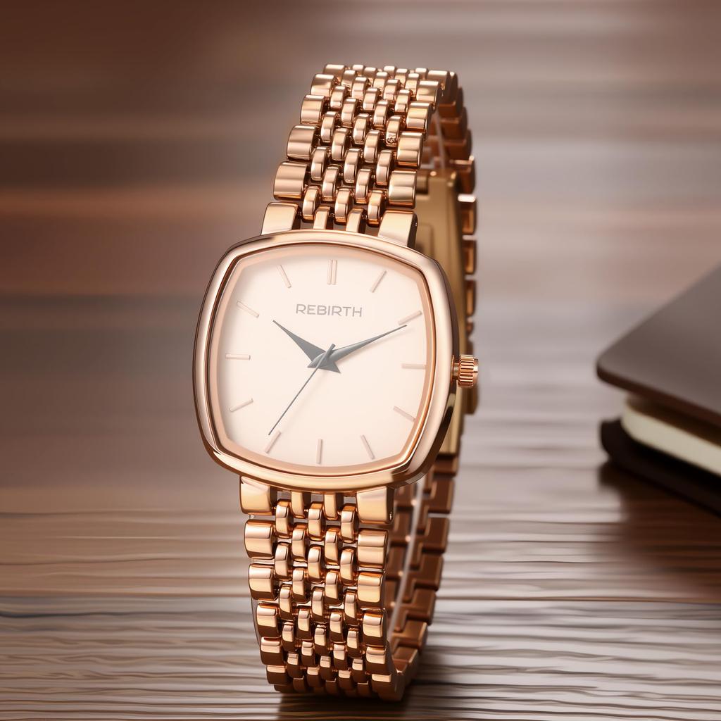 Women's Watch Square Stainless Steel Band Waterproof Cute Fashion Analog Display Adjustable Length Quartz Watch Fashion Accessory - Birthday